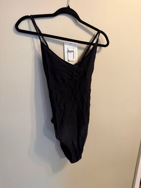 aerie Black One-Piece Swimsuit